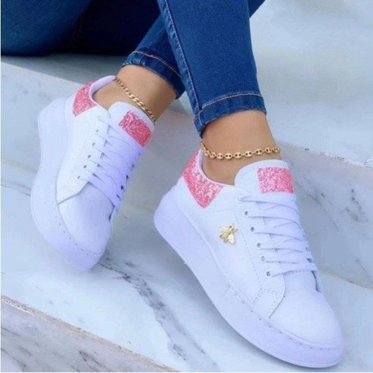 Bd134396-C413-47Ea-B777-1B62977Fe805.Jpg Platform Sneakers Lace-Up White Low-Top Casual Shoes