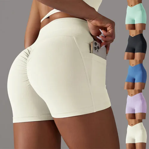 Women’s Yoga Shorts with Phone Pocket Women’s Yoga Shorts with Phone Pocket