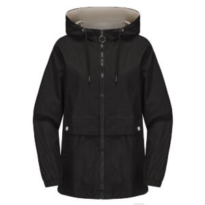 New Hooded Solid Color Trench Coat For Women