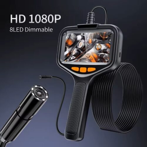 c89de706-37ad-4619-88ce-0b8aacf2a83f.jpg Borescope With Light, Industrial Endoscope Inspection Camera With Light - 2,5,10m Snake Camera For Automotive, Aircraft, And Pipe Inspection - Portable Boroscope With Led Lighting For Clear Visual In