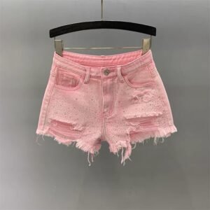 Cc55Dfaa-73Ff-48Bf-98Bc-187C55439Af5.Jpg High Waist Slimming Heavy-Duty Colorful Rhinestone Hot Pants