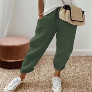 Cdb6527F-106A-4Bf1-9B60-6924Ce3Bc3C3.Jpg Women'S Fashion Cotton Linen Solid Color Casual Pants