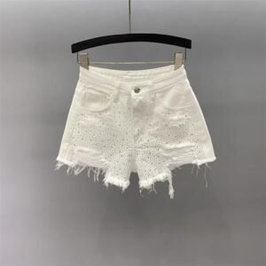 Cfacf750-F77B-4668-82Bc-087F66F72150.Jpg High Waist Slimming Heavy-Duty Colorful Rhinestone Hot Pants