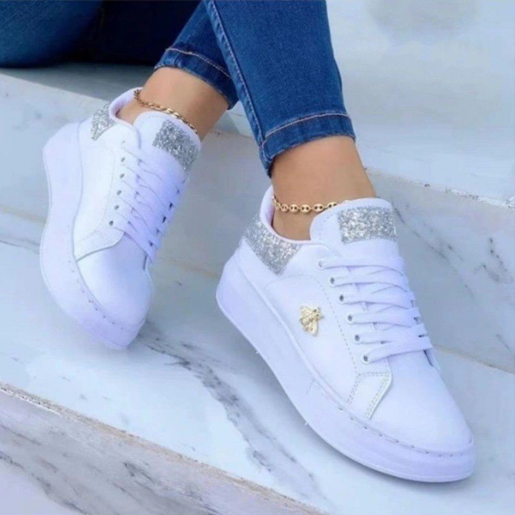 Cfba59E9-5Fc6-4504-A4A0-08C65Ff41Eea.jpg Platform Sneakers Lace-Up White Low-Top Casual Shoes