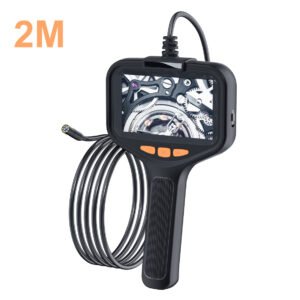 Borescope With Light, Industrial Endoscope Inspection Camera  With Light - 2,5,10M Snake Camera For Automotive, Aircraft, And Pipe Inspection - Portable Boroscope With Led Lighting For Clear Visual In