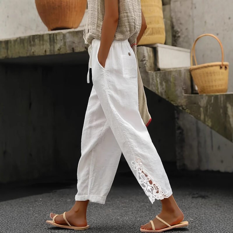 Women'S Casual Pants Baggy Straight Trousers