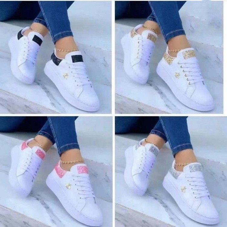 D4Abb648-4A20-4C84-B603-12C00A66Ca74.Jpg Platform Sneakers Lace-Up White Low-Top Casual Shoes