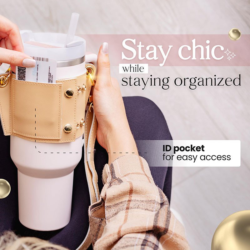 Water Bottle Handle Shoulder Strap – Carry Your Favorite Tumbler In Style