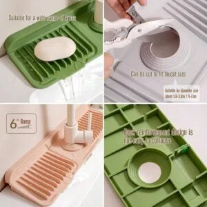 Silicone Faucet Mat – Keep Your Sink Area Dry, Clean &Amp; Organized