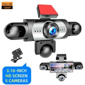 E22Db660-6563-43Aa-90Dc-9E2Fa9A4A3A9.Jpg Five Camera Driving Recorder, 1080P High-Definition Night Vision, Mobile App For Viewing Videos