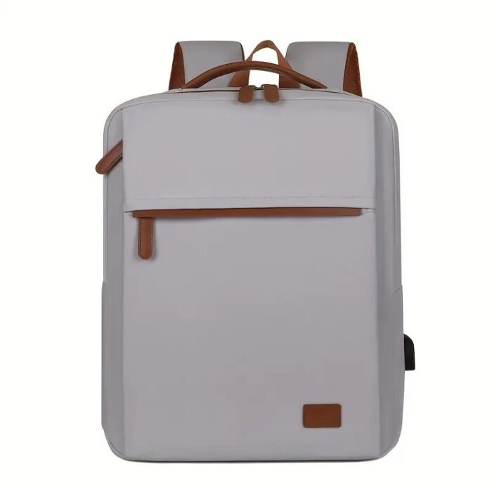 Backpack Oxford Cloth Business Computer Bag With Large Capacity, Strong And Wearable Student School Bag, Solid Color And Versatile Travel Backpack - Image 6