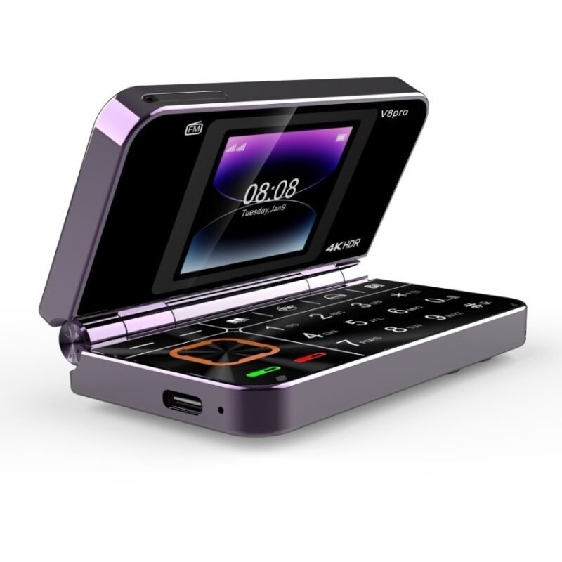 Ea52C373-8984-4C49-99C5-25A48C787258.Jpg V8Pro Dual Screen Folding Flip Function Mobile Phone