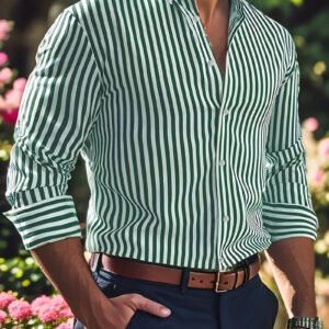 Ebe9Ae67-8Be4-4A78-Bc0F-E8E7Bfaa59Dc.jpg Men'S Striped Long Sleeve Shirt – Stylish Everyday Essential