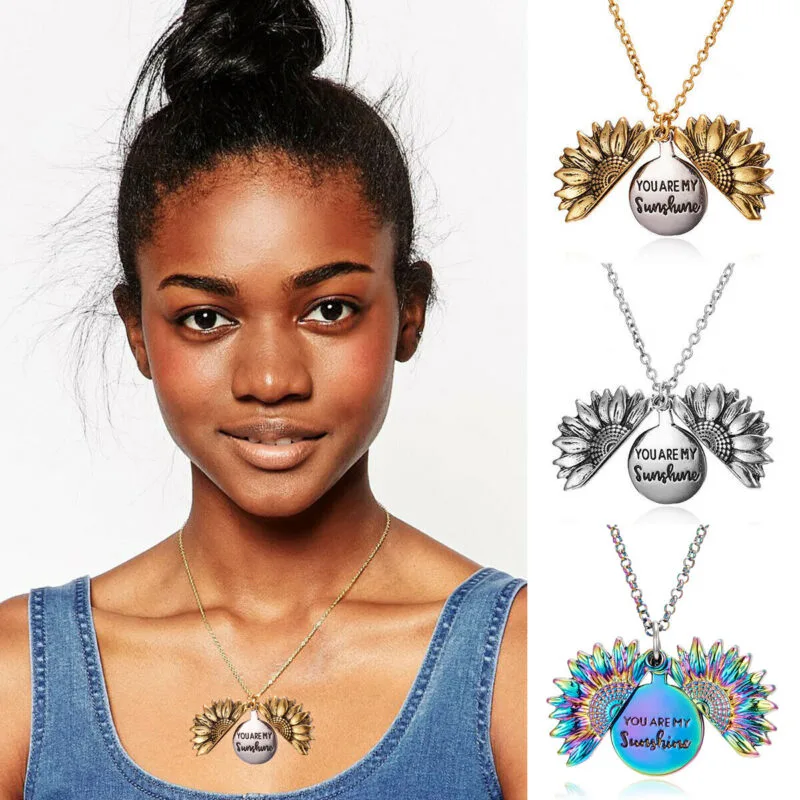 Sunflower Necklace Sunflower Necklace