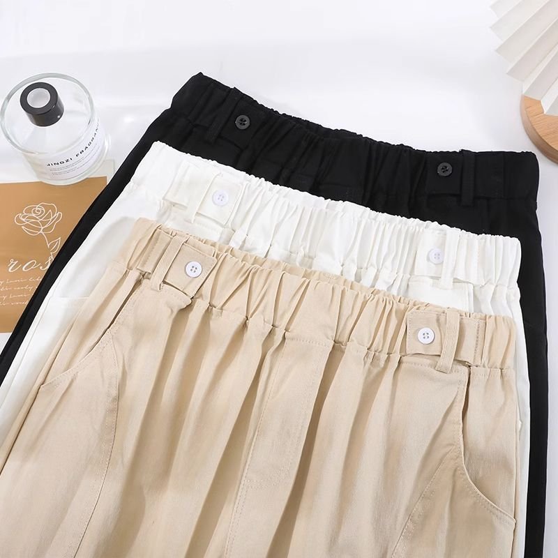 All-Match High Waist Harem Wide-Leg Pants