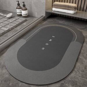 Napa Skin Super Absorbent Bath Mat Quick Drying Bathroom Rug Modern Simple Non-Slip Floor Carpets Home Oil-Proof Kitchen Mat