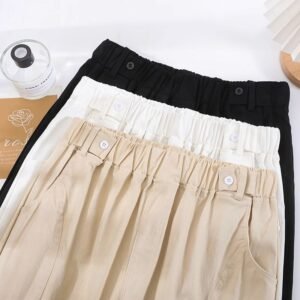 All-Match High Waist Harem Wide-Leg Pants