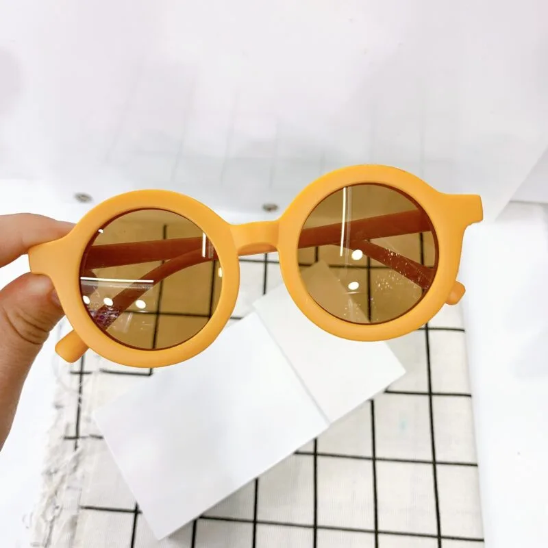 Children Frosted Sunglasses ‒ Premium Trendy Round Kids Shades