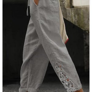 Women'S Casual Pants Baggy Straight Trousers