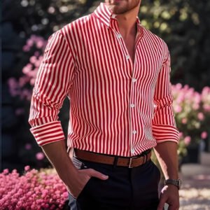 Fa3Fae11-A1Db-464E-A1Da-B19E1D92Acc1.Jpg Men'S Striped Long Sleeve Shirt – Stylish Everyday Essential