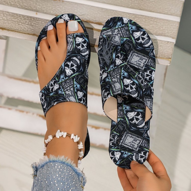 Plus Size Ethnic Style Slippers Women'S Roman Style