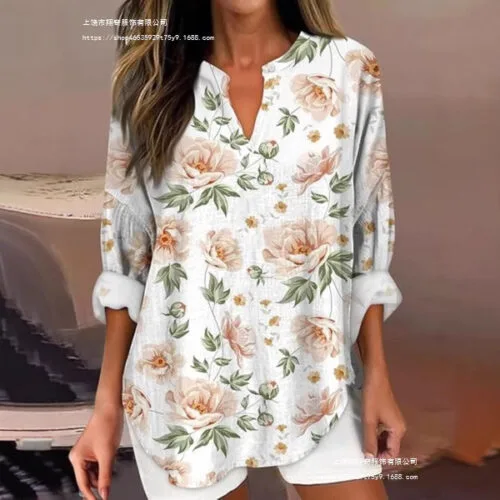Women’s 3D Digital Print Shirt