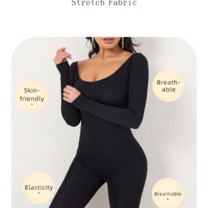 Snatched Waist Body Shaper-Long Sleeve And Full Leg
